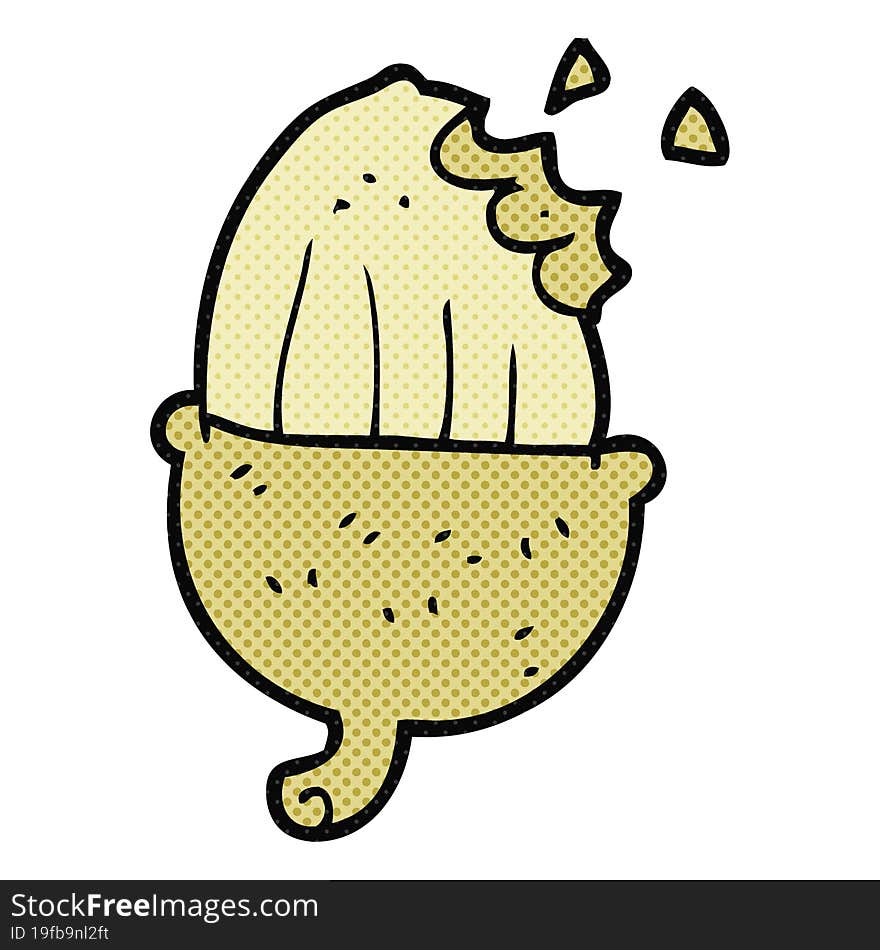 cartoon acorn