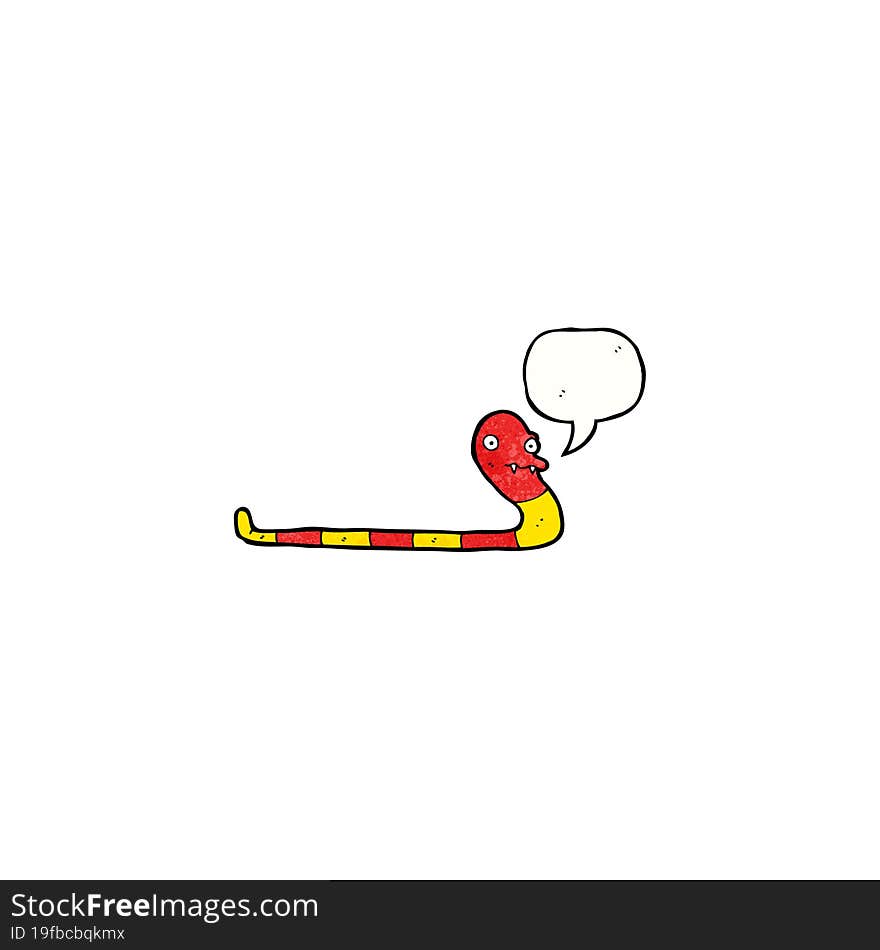 Funny Cartoon Snake