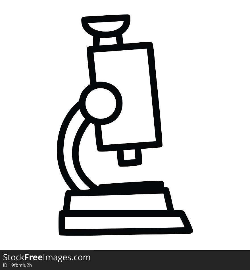 microscope and slide icon symbol