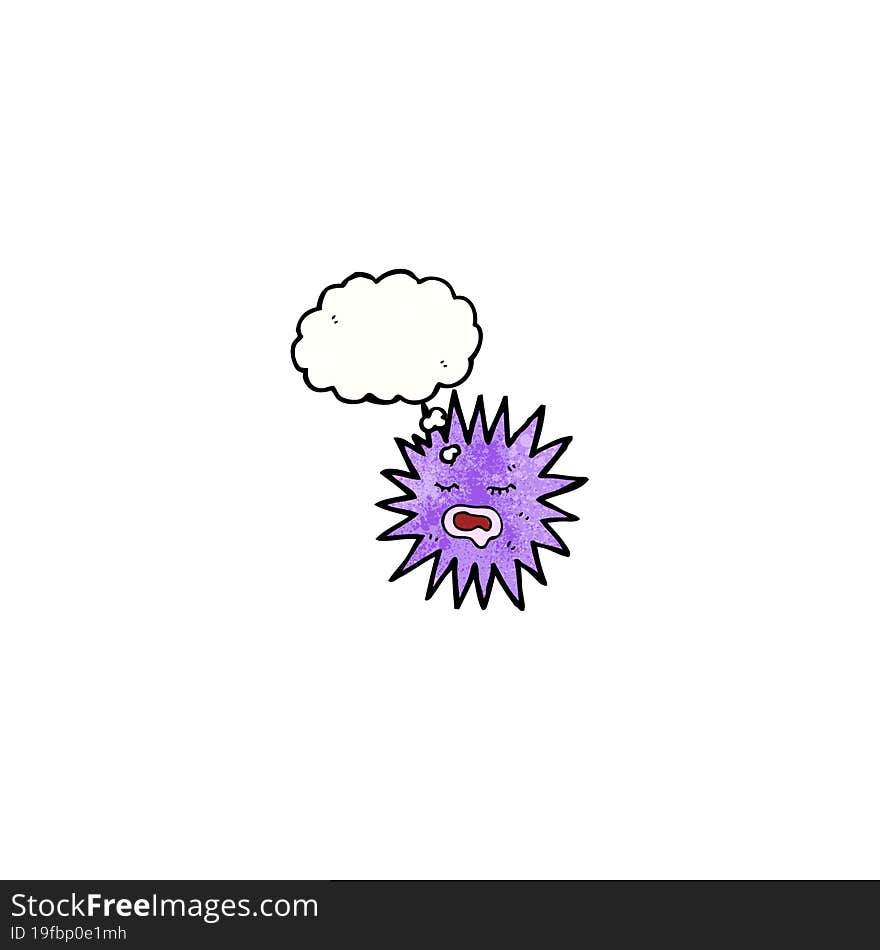 sea urchin cartoon