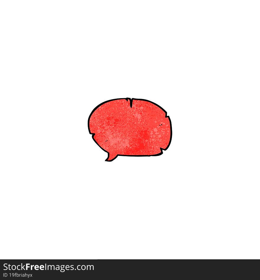 cartoon comic book speech bubble