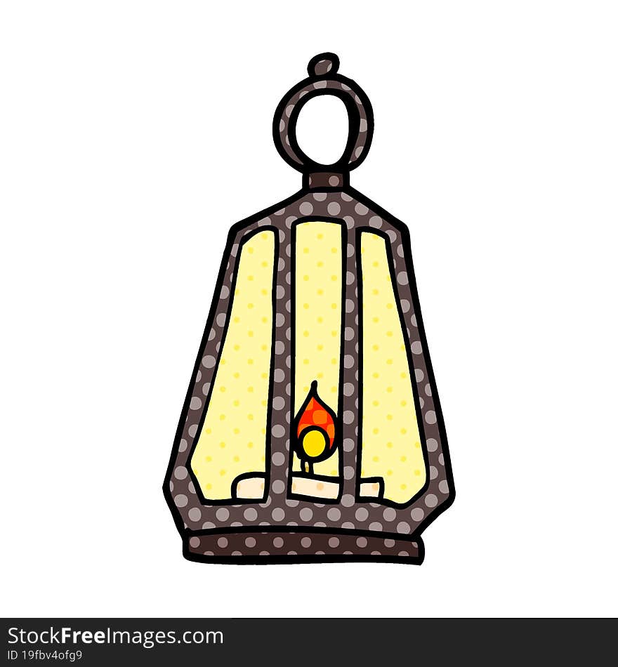 cartoon doodle lantern