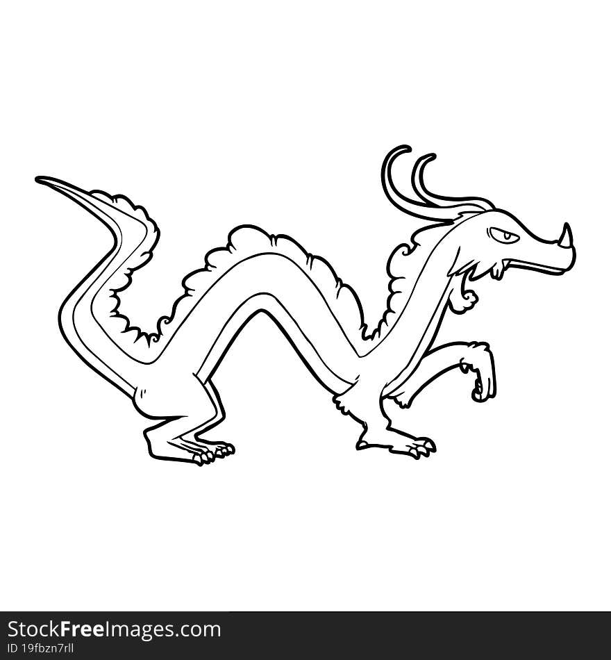 cartoon dragon. cartoon dragon