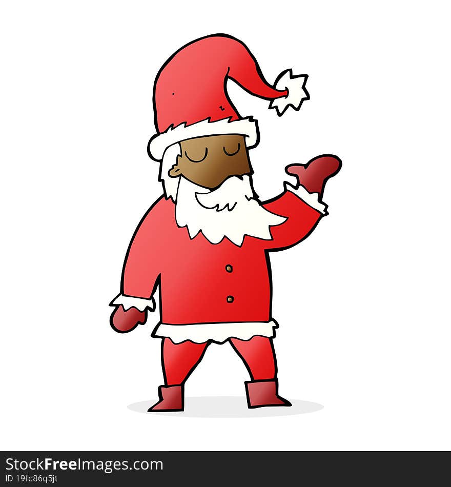 cartoon santa claus