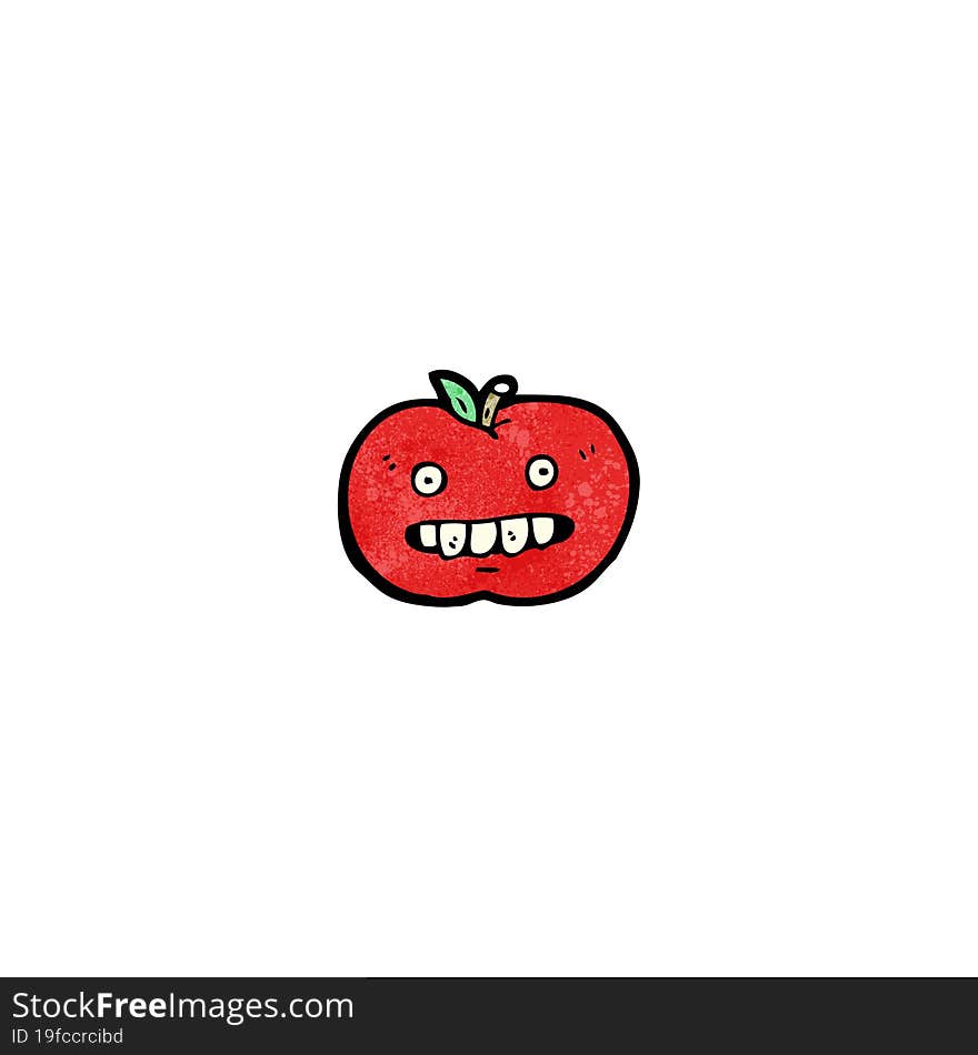 cartoon apple