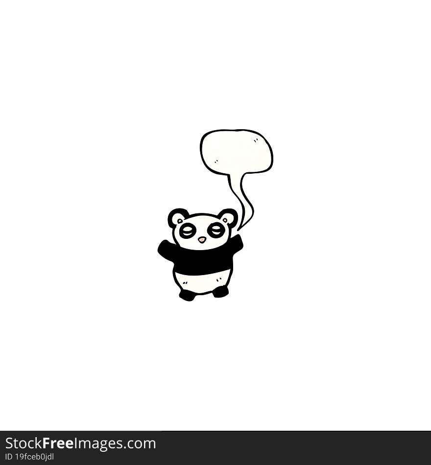 cartoon panda