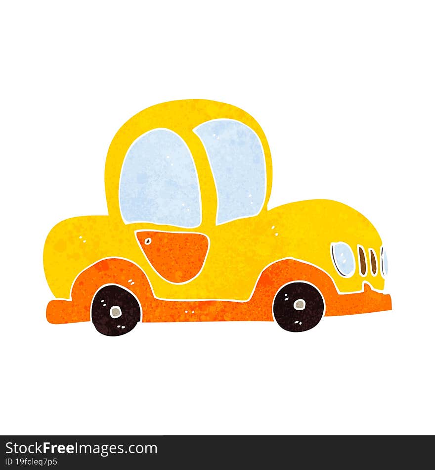 cartoon car