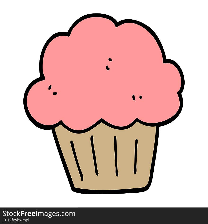 cartoon  muffin