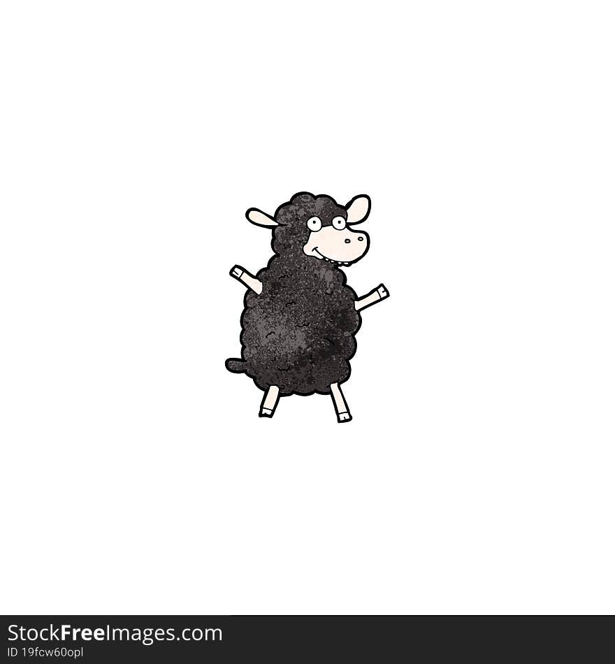 black sheep cartoon