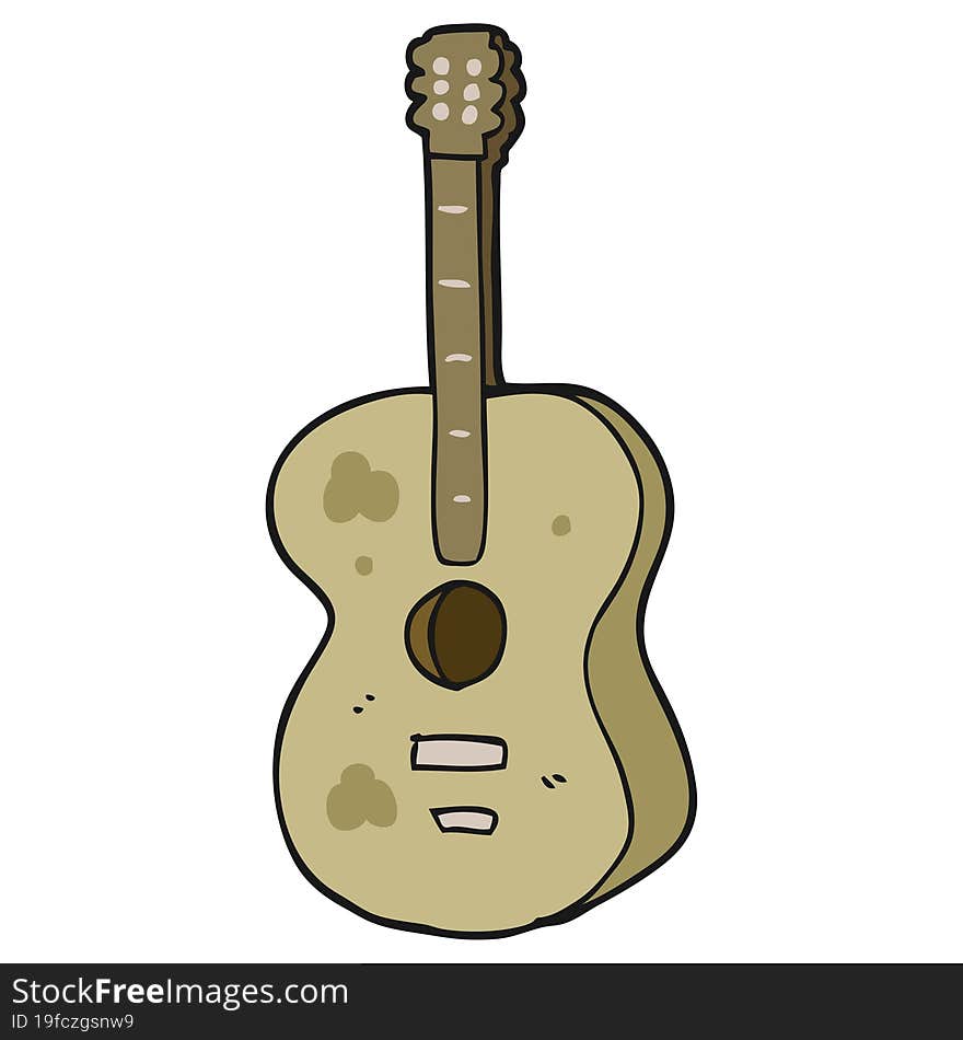 Cartoon Guitar