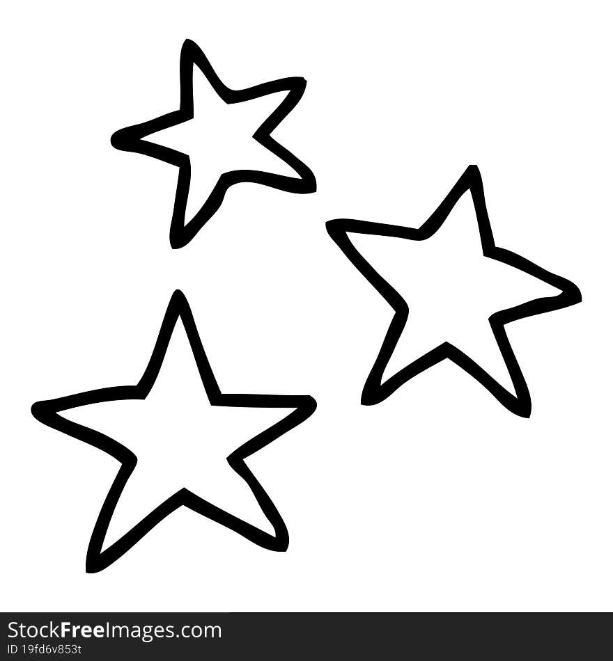 cartoon star symbols