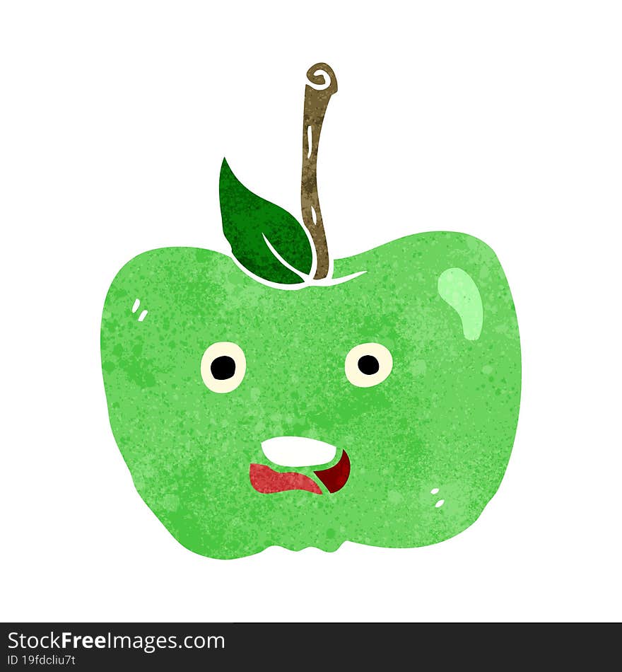 cartoon apple