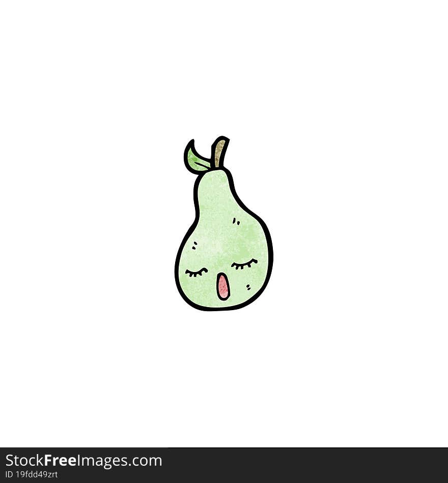 cartoon pear