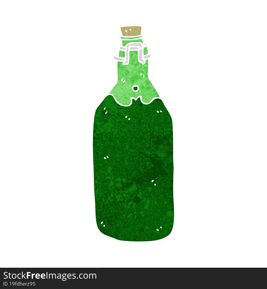 cartoon bottle