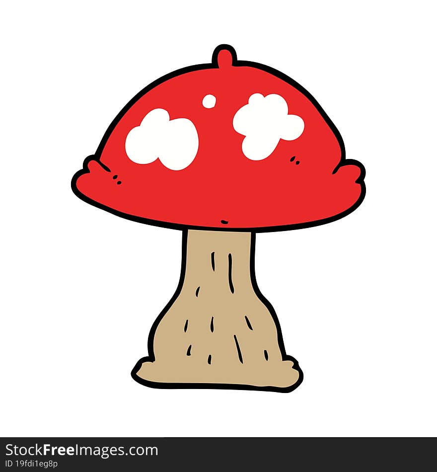 cartoon mushroom