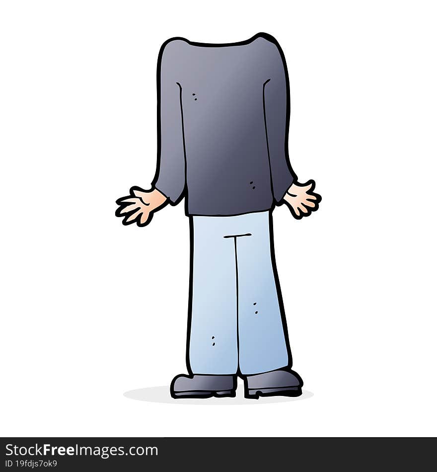 cartoon male body (mix and match cartoons or add own photos