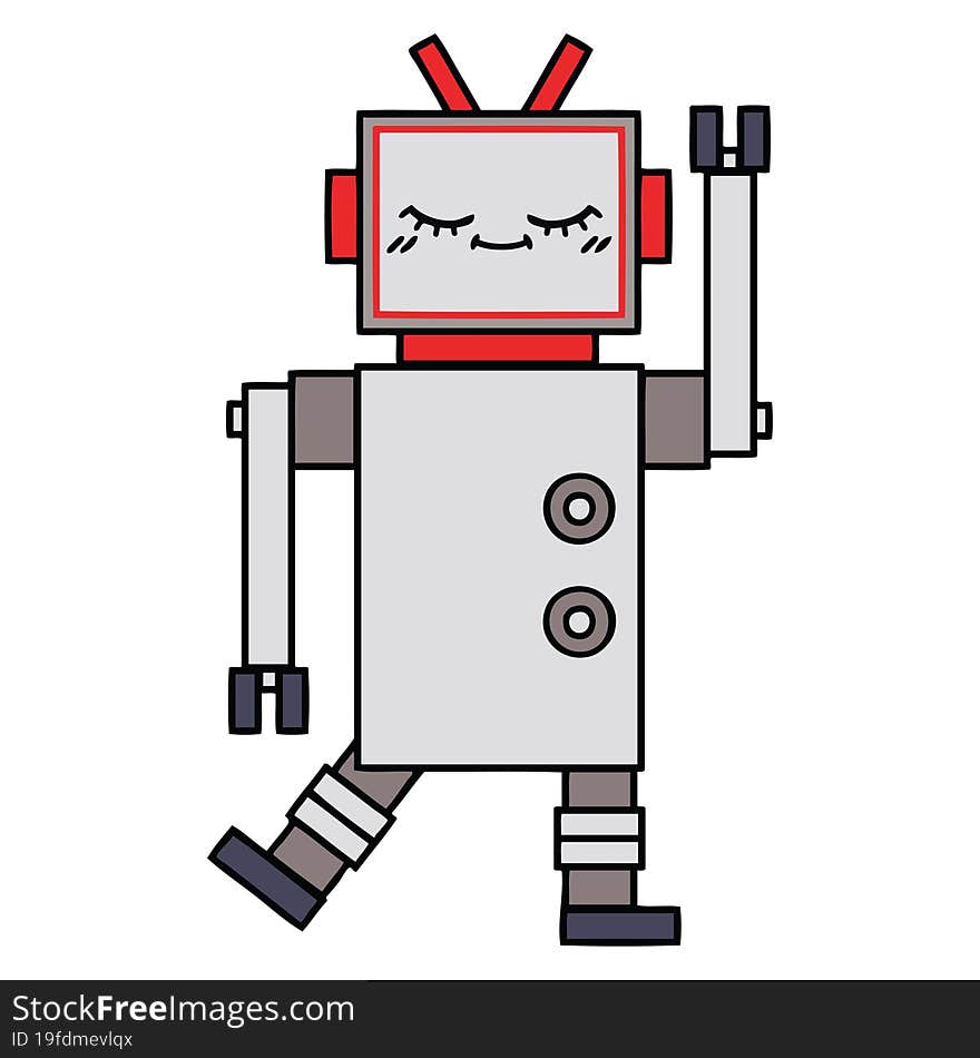 Cute Cartoon Robot