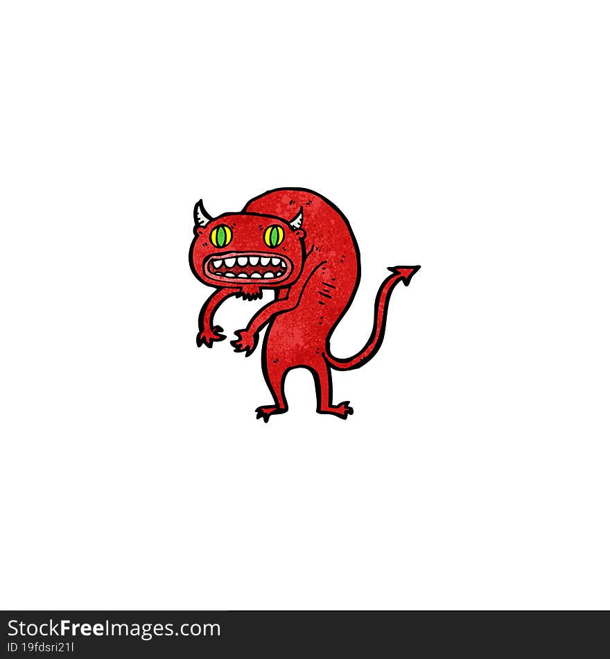 cartoon devil