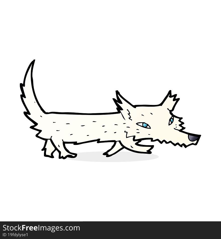 Cartoon Little Wolf