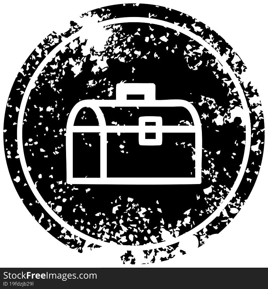 Tool Box Distressed Icon