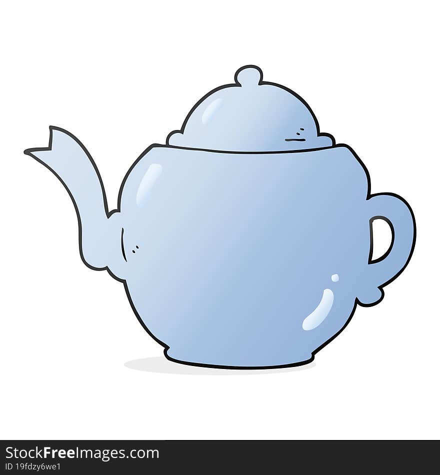 cartoon teapot