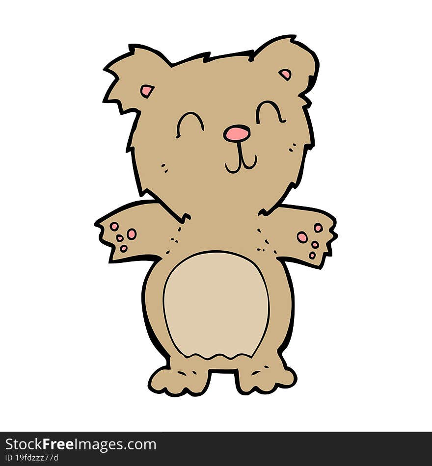 cartoon cute teddy bear