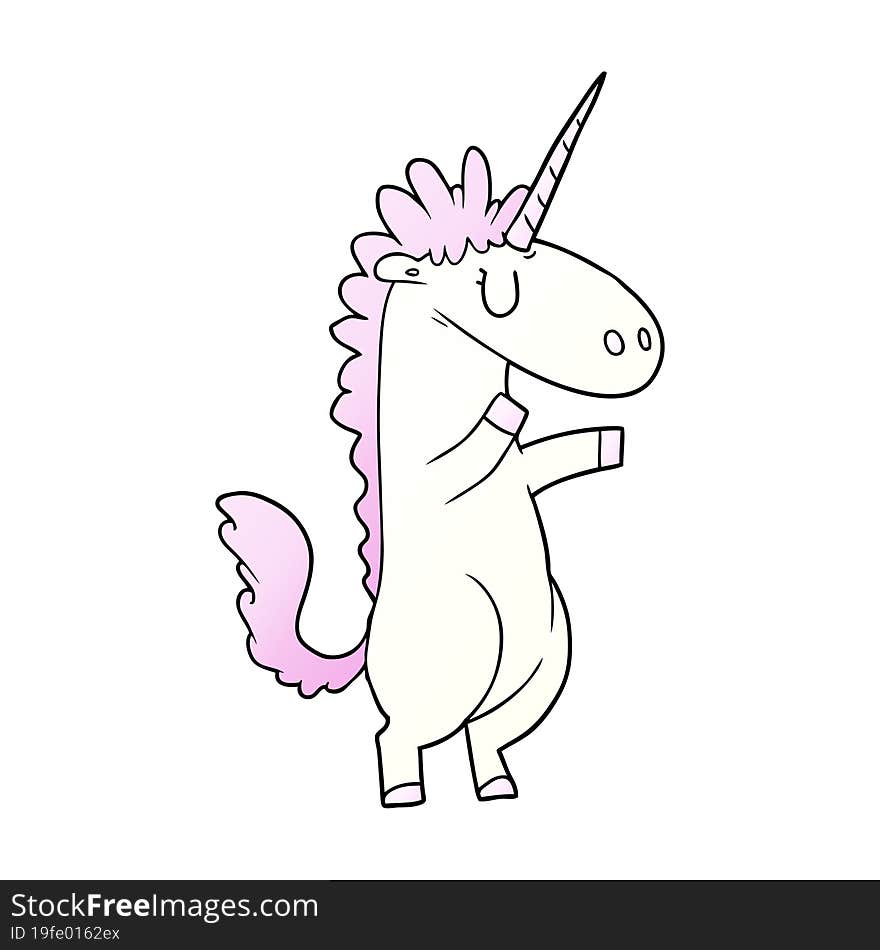 cartoon unicorn. cartoon unicorn