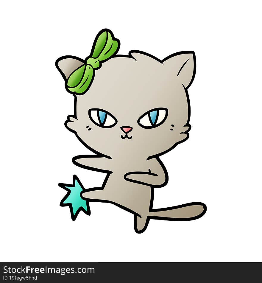 cute cartoon cat. cute cartoon cat