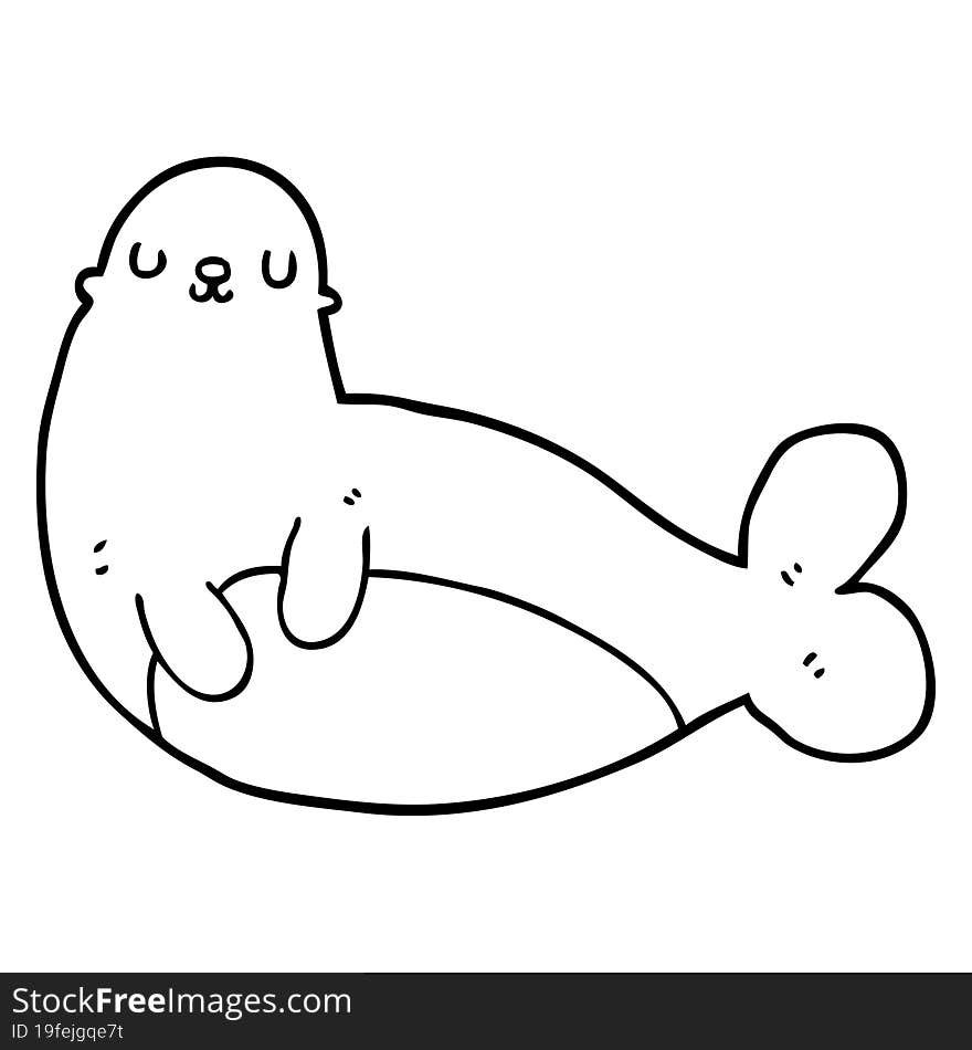 cartoon seal