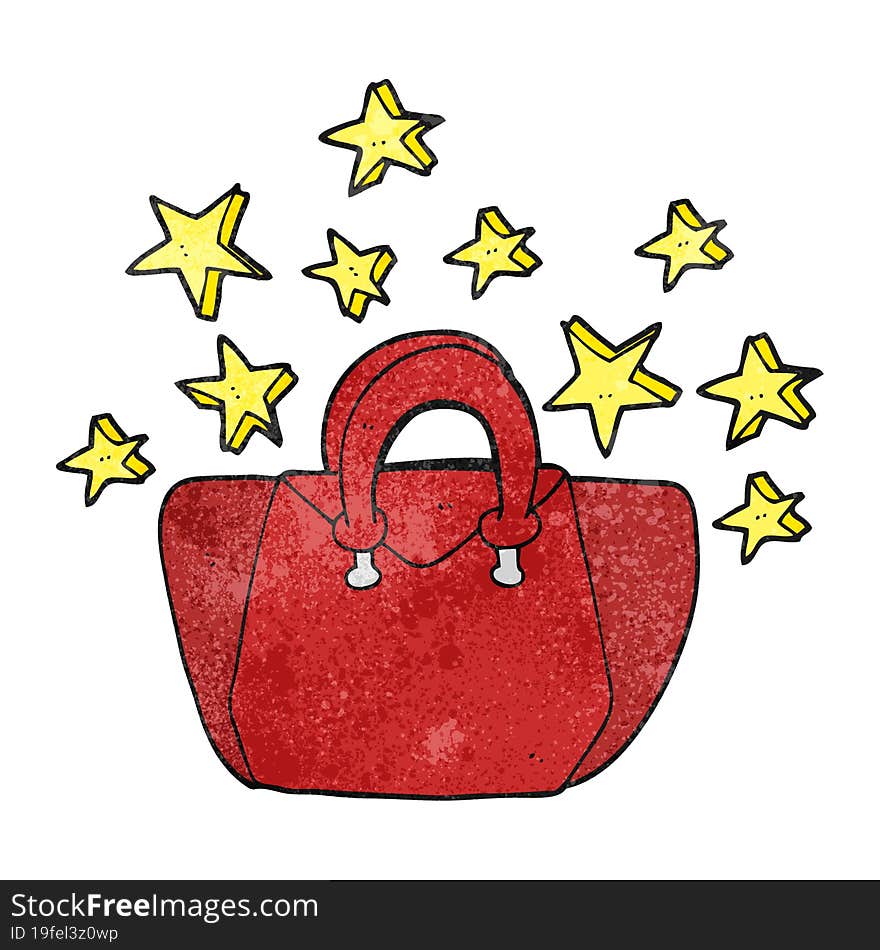 textured cartoon expensive handbag