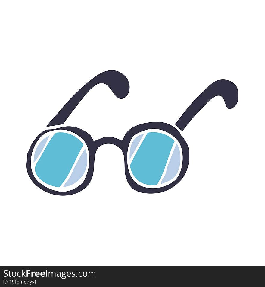 Cartoon Doodle Spectacles