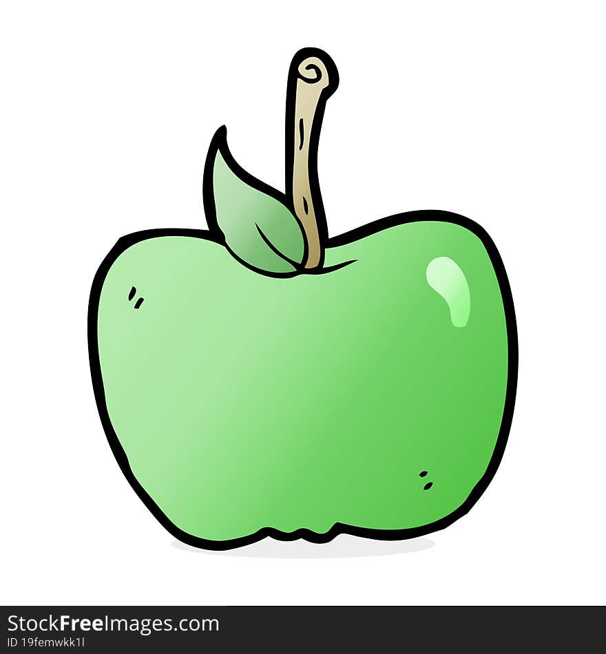 cartoon apple