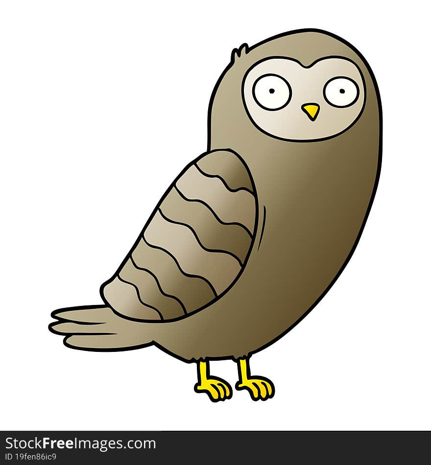 cartoon owl. cartoon owl