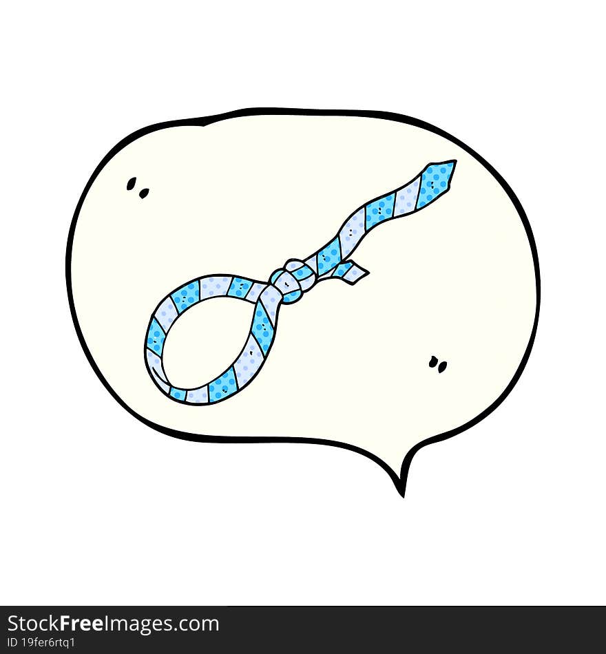 comic book speech bubble cartoon work tie noose