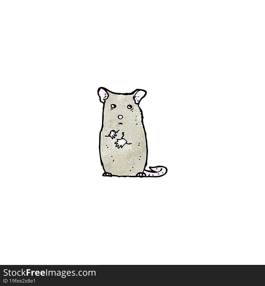 Cartoon Nervous Mouse