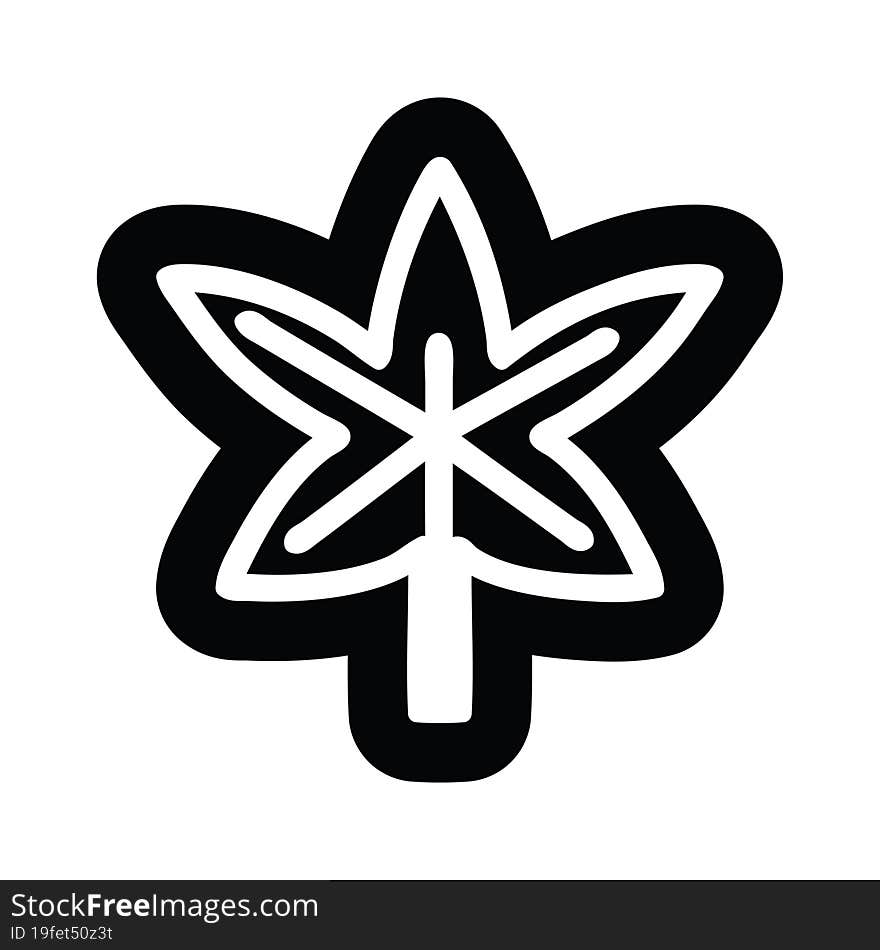 marijuana leaf icon