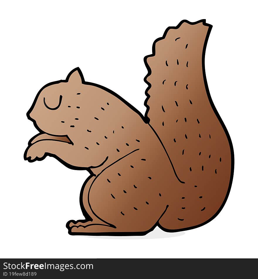 Cartoon Squirrel