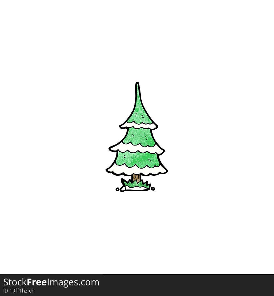 Cartoon Christmas Tree