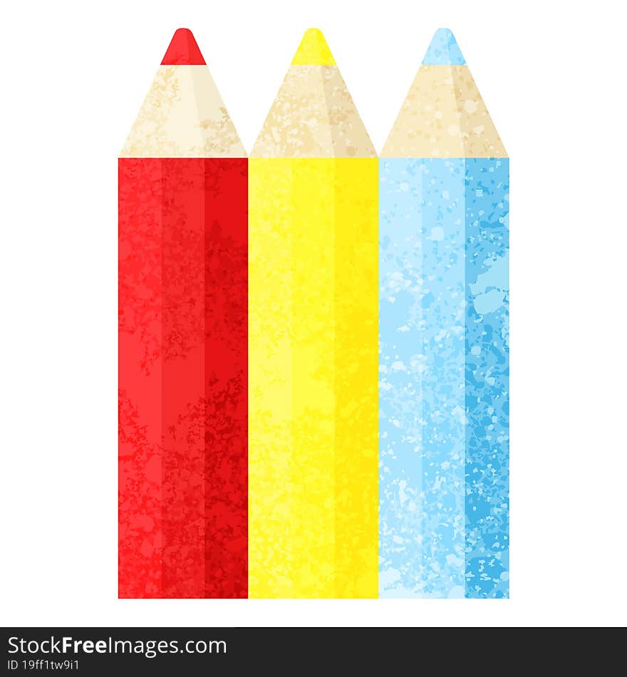 Color Pencils Graphic Icon