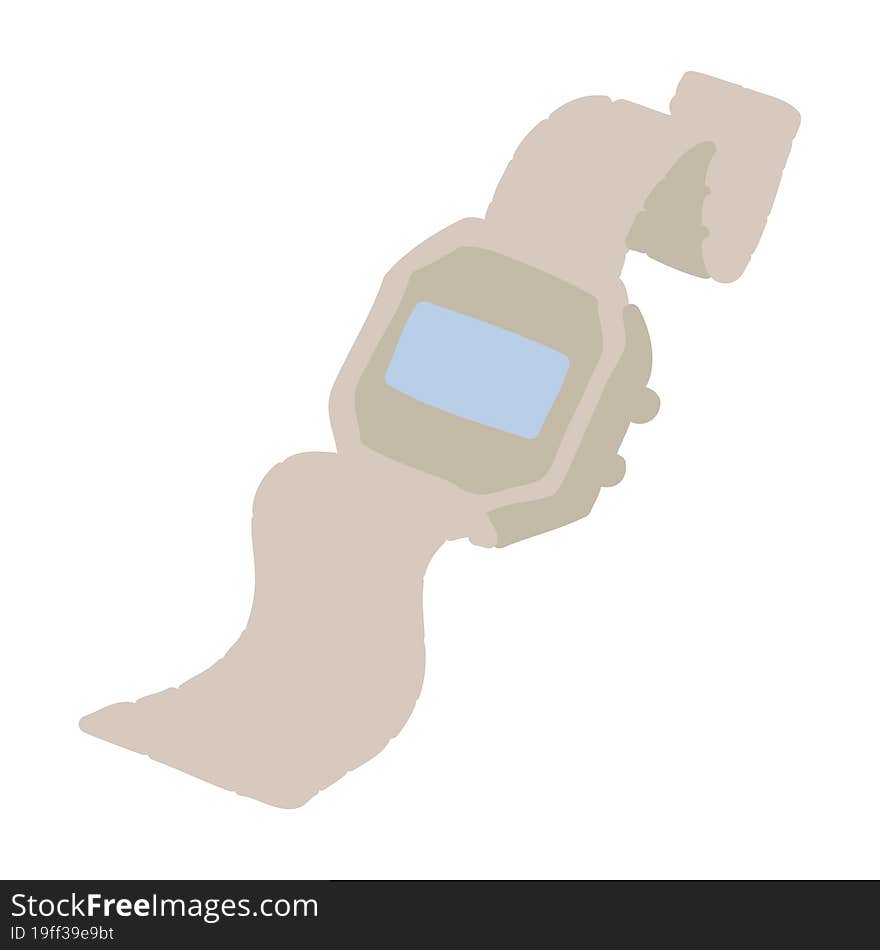 old digital watch