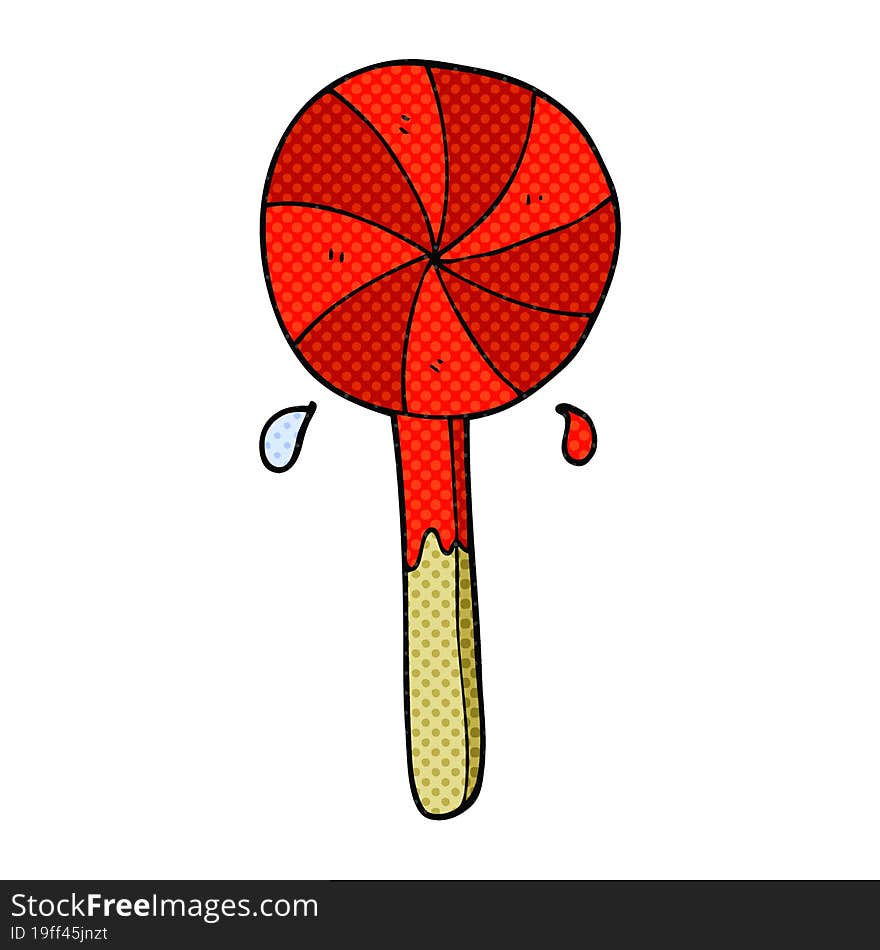 cartoon lollipop