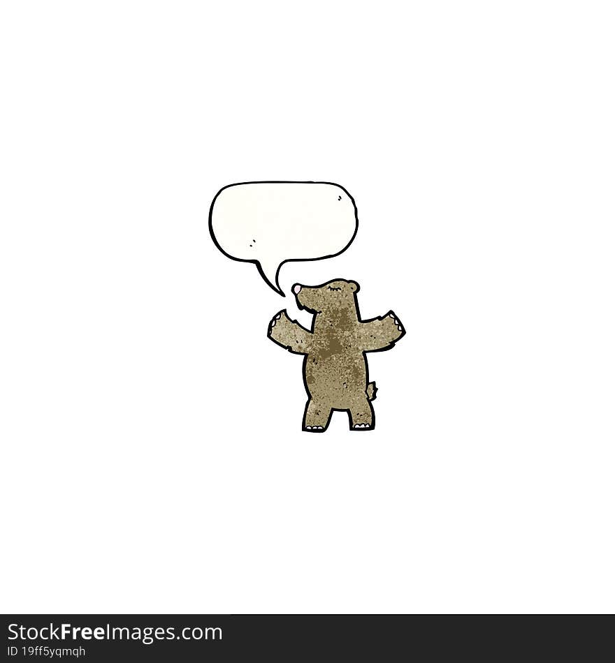 cartoon bear