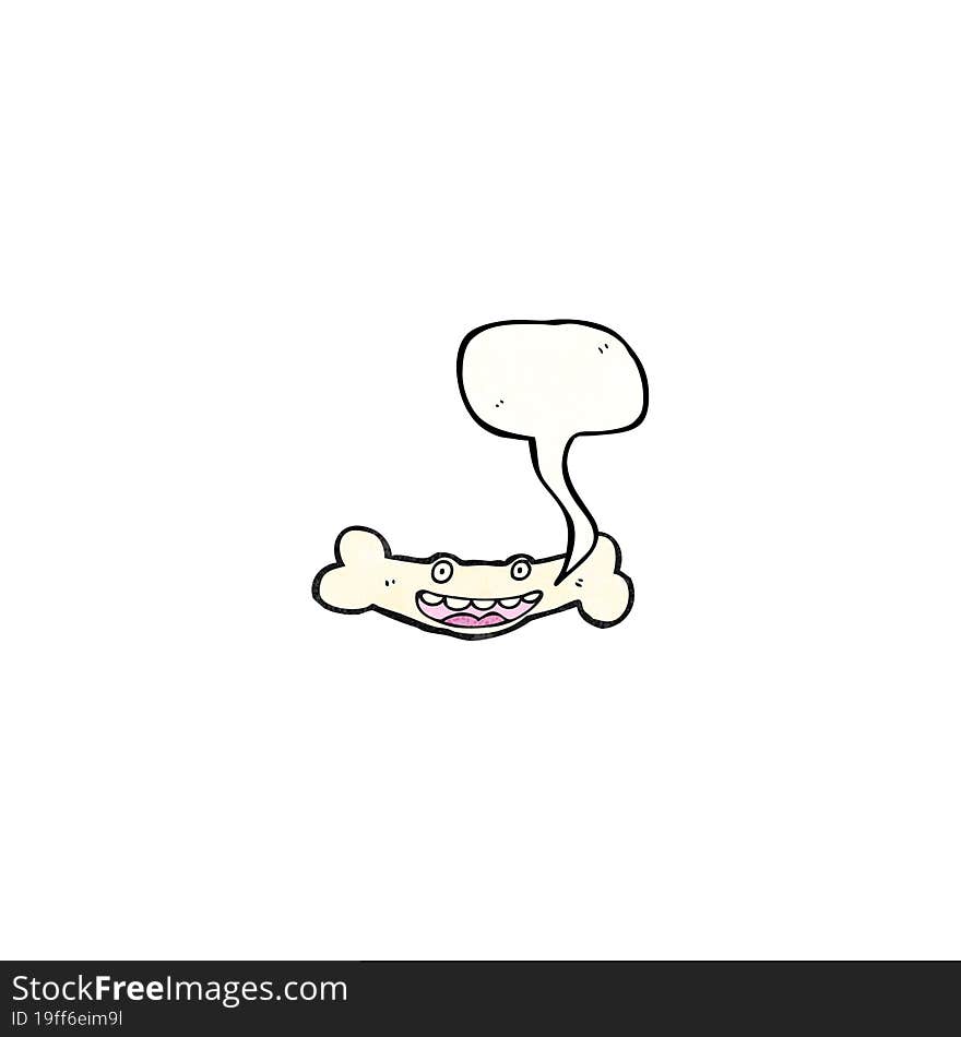 Cartoon Talking Bone