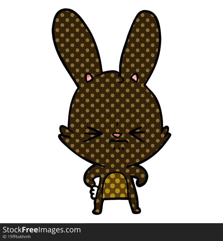 cute cartoon rabbit. cute cartoon rabbit