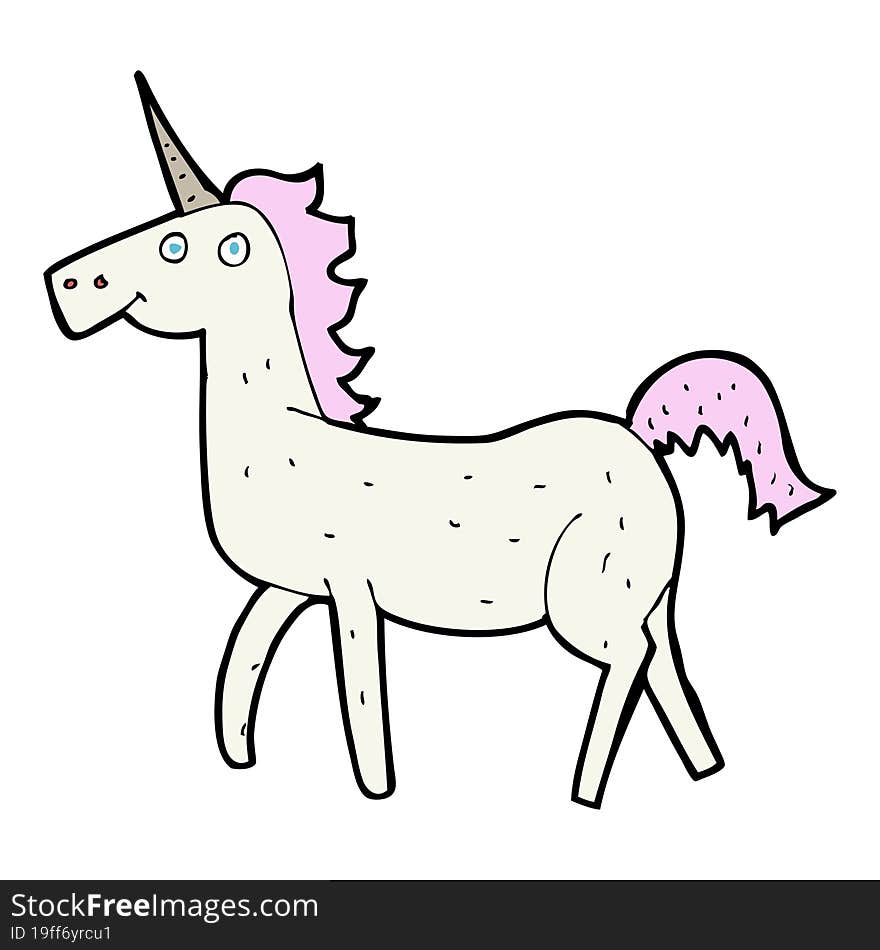 cartoon unicorn