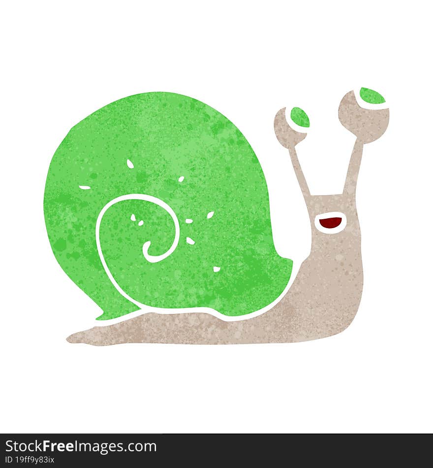 cartoon snail