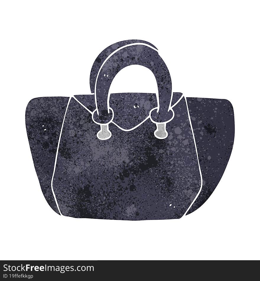 retro cartoon handbag