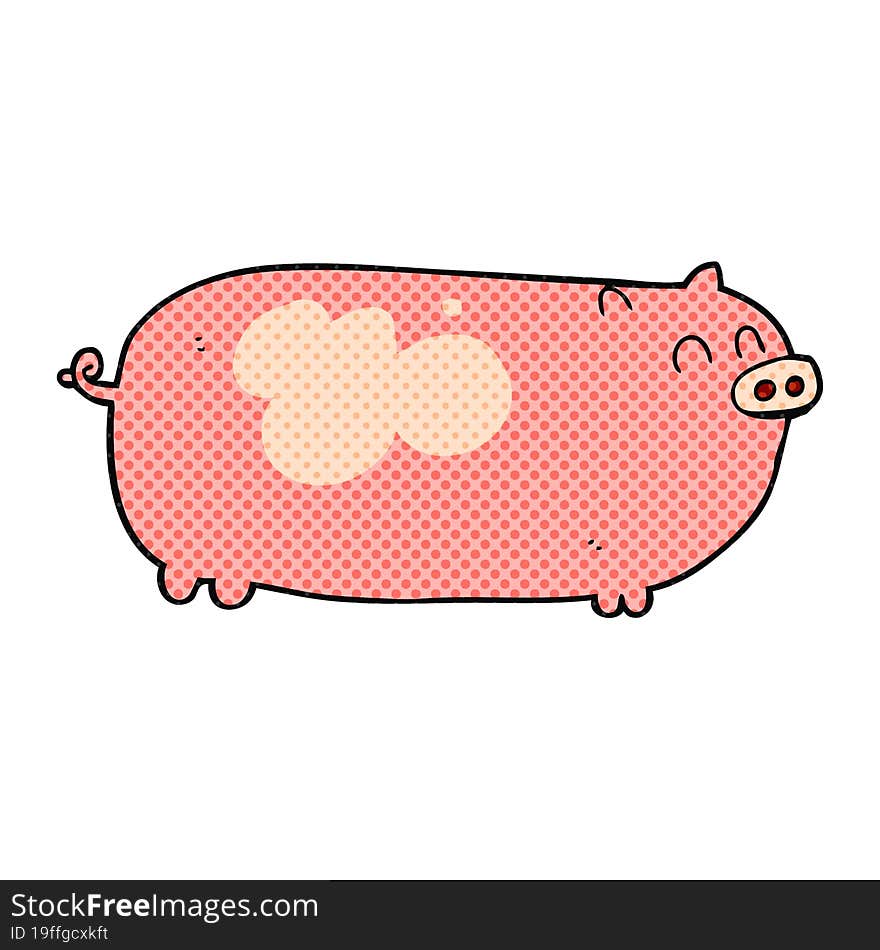 cartoon pig