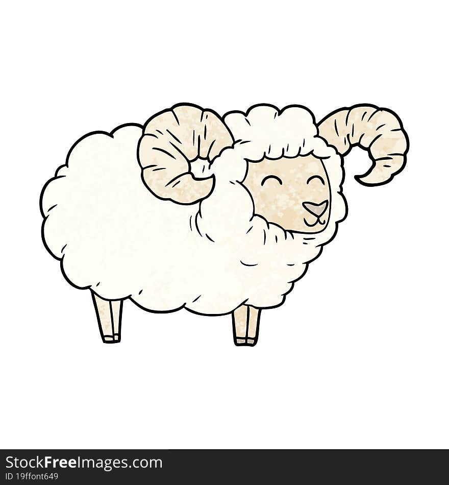 cartoon ram. cartoon ram