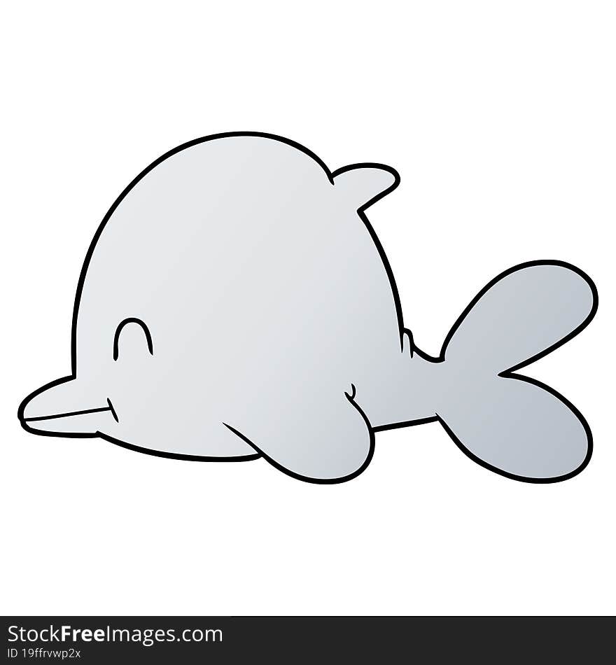 cartoon dolphin. cartoon dolphin